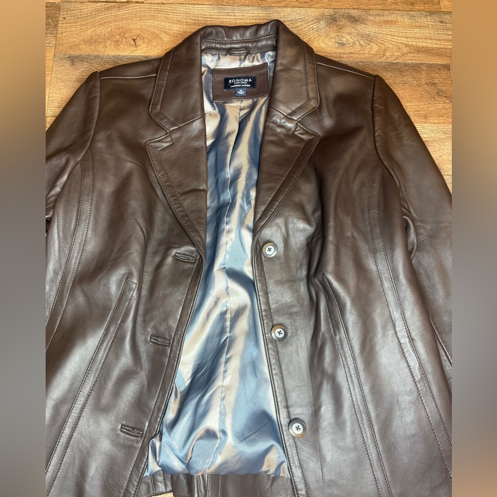 Sonoma Life&Style Brown Women’s Leather Jacket